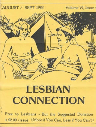 Item #1259 Lesbian Connection Vol. VI Issue. no. 4. Ambitious Amazons