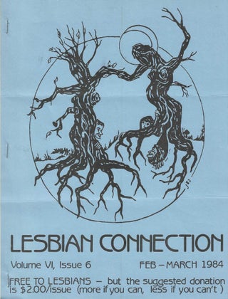 Item #1260 Lesbian Connection Vol. VI Issue. no. 6. Ambitious Amazons