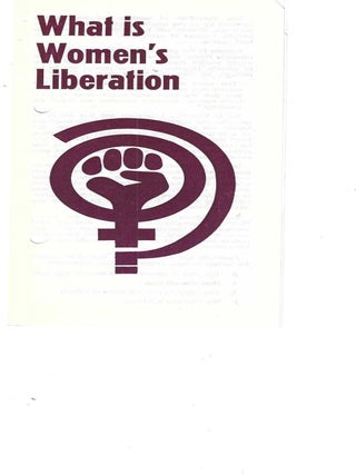 Item #1293 Archive of Australian Women's Liberation Ephemera