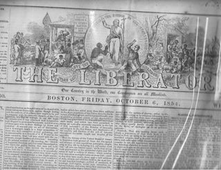 Item #1697 The Liberator Vol xxiv. no. 40 Whole number 1055. William Lloyd Garrison, ed